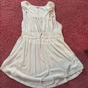 Free people white tank top